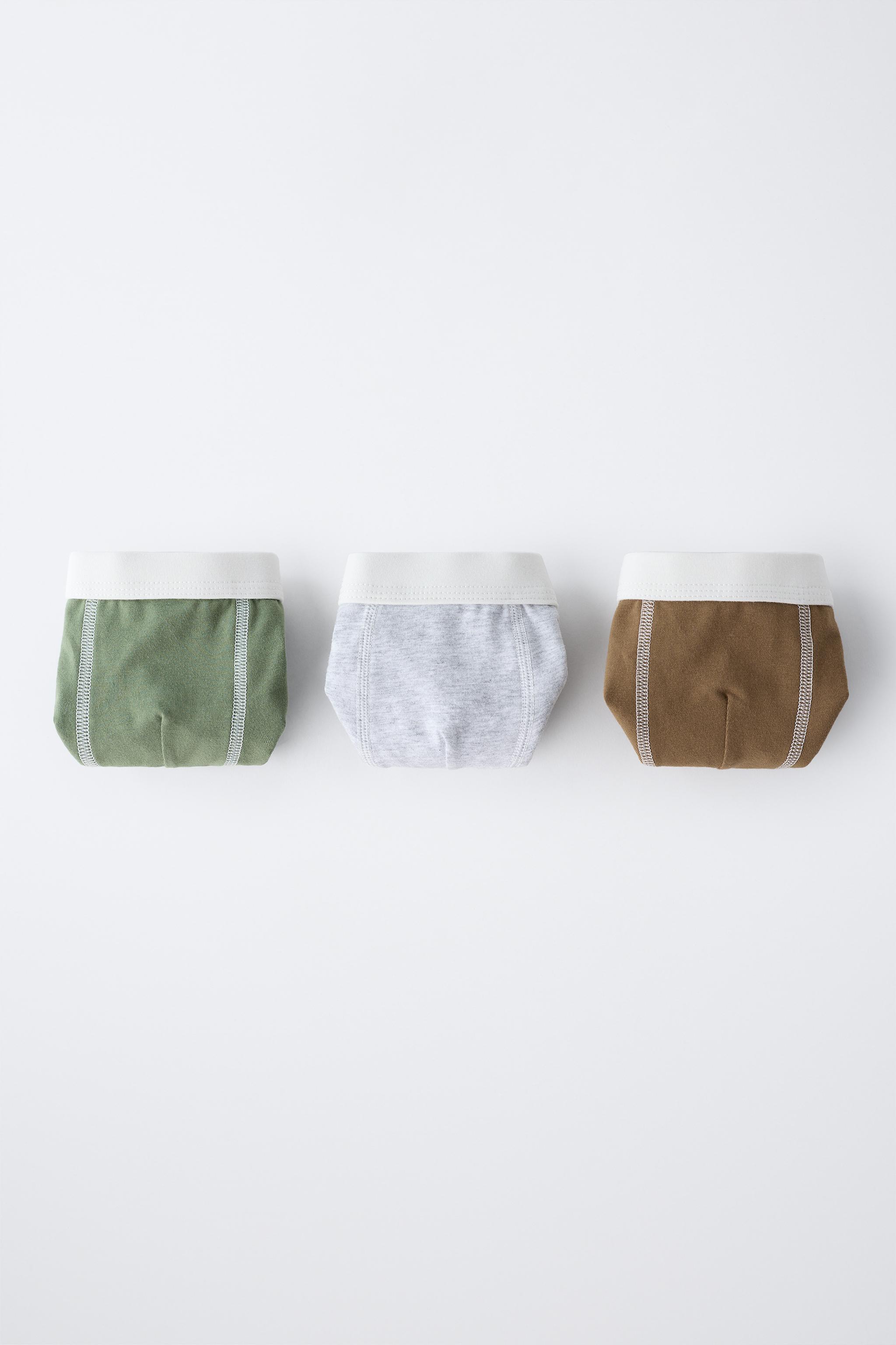 2-6 YEARS/ THREE-PACK OF BOXERS WITH CONTRAST DETAIL